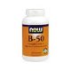 ויטמין B 50 קומפלקס 100 טבליות " NOW Foods"