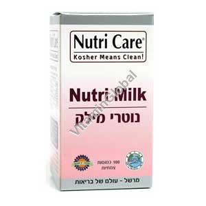 נוטרי מילק (נוטרי מיל-קיט) - להגברת ייצור חלב אצל מניקות 100 כמוסות צמחיות - נוטריקר