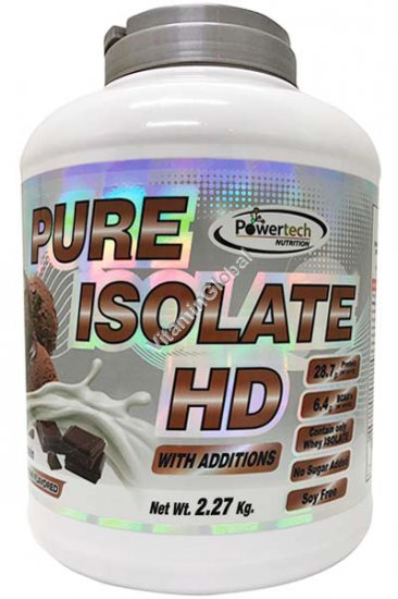 חלבון פיור אייזולייט HD כשר בטעם שוקולד 2.27 ק"ג - פאוורטק