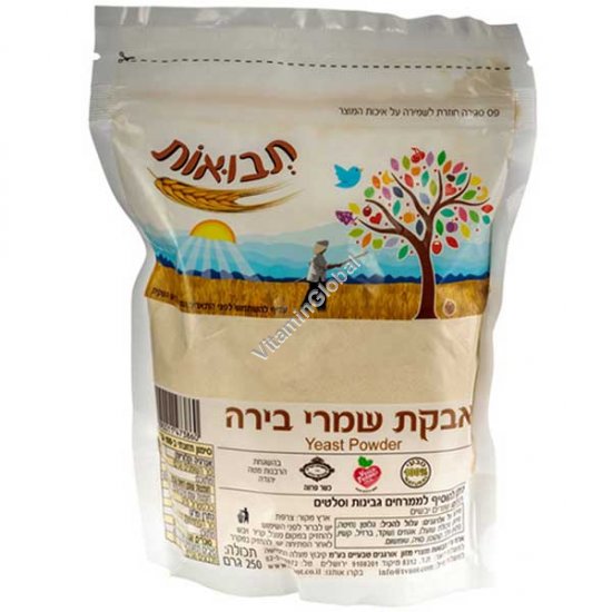 אבקת שמרי בירה 250 גרם - תבואות