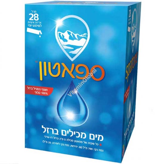 ספאטון - מים המכילים ברזל טבעי 560 מ"ל (28 שקיות 20 מ" כ"א)