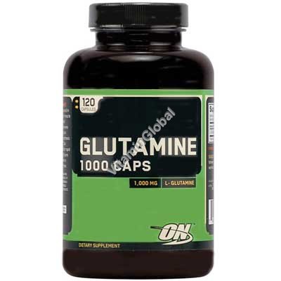 גלוטמין 1000 מ"ג 120 כמוסות - אופטימום נוטרישן