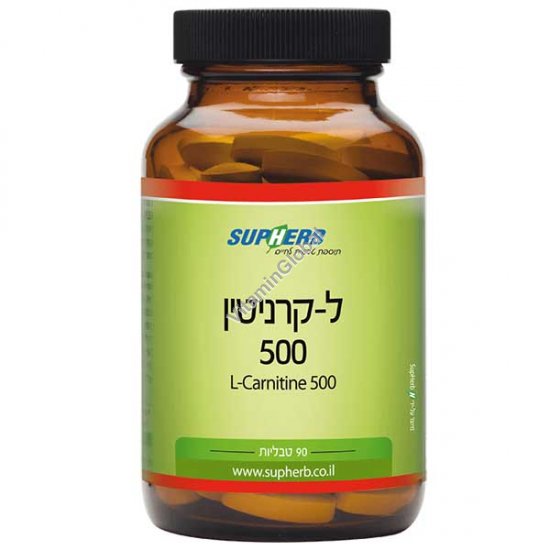 ל-קרניטין 500 מ"ג 90 טבליות - סופהרב