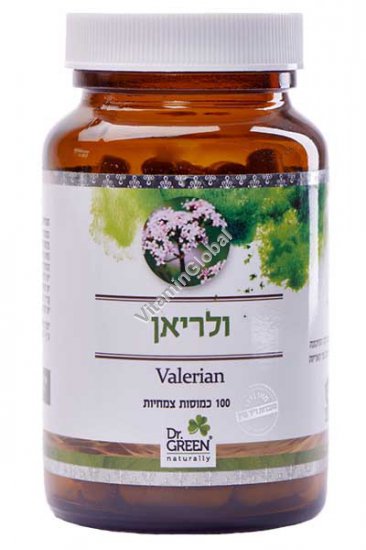שורש ולריאן כשר בד"ץ 100 כמוסות צמחיות - ד"ר גרין