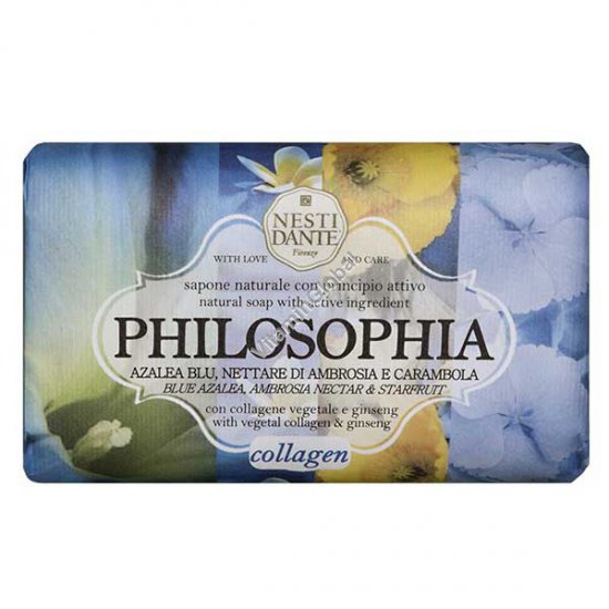 סבון טבעי טיפולי קולגן וג\'ינסנג, סדרת פילוסופיה 250 גרם - נסטי דנטה