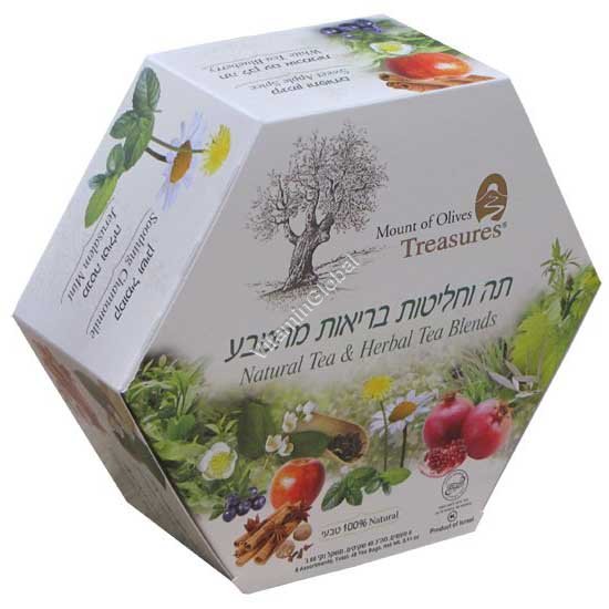 מארז תה וחליטות בריאות 6 טעמים 48 שקיקים - תה עדנים