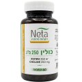 כולין 250 מ"ג 60 כמוסות - נטע רוקחות מהטבע