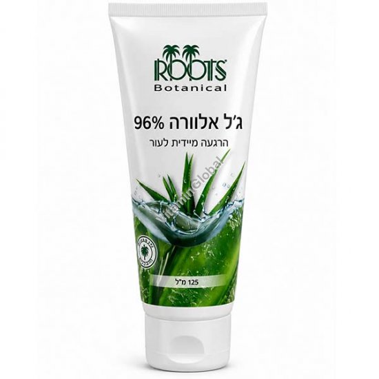 ג\'ל אלוורה 96% הרגעה מיידית לעור 125 מ"ל - רוטס בוטניקל