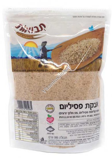אבקת פסיליום אורגנית, כשר בד"צ 300 גרם - תבואות