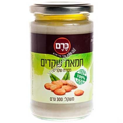 ממרח שקדים טבעי בטחינה קרה 300 גרם - כרם