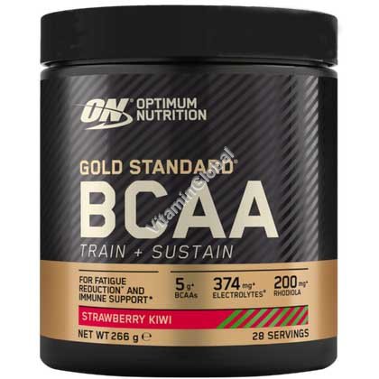 אבקה BCAA בטעם תות-קיווי 266 גרם - אופטימום נוטרישן