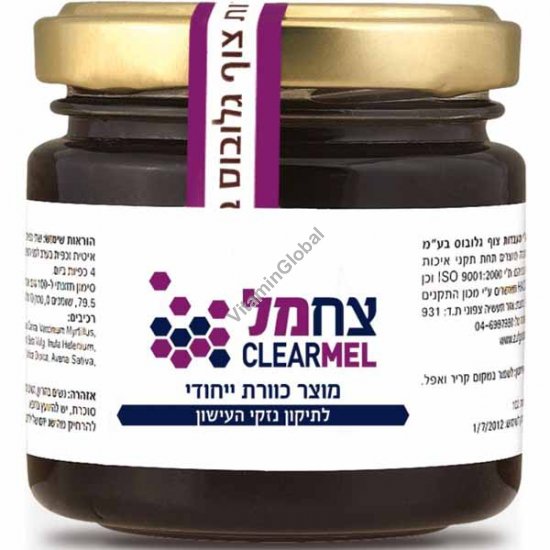 דבש צחמל לתיקון נזקי העישון 120 גרם - צוף גלובוס