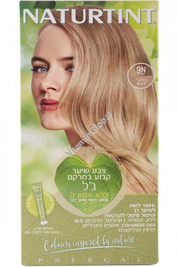 צבע שיער קבוע, גוון בלונד דבש 9N - נטורטינט