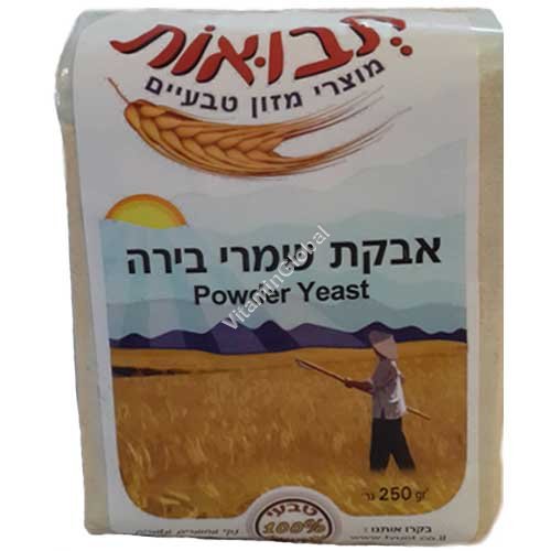 אבקת שמרי בירה 250 גרם - תבואות