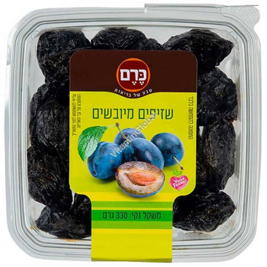שזיפים מיובשים נטולי גלעינים 330 גרם - כרם