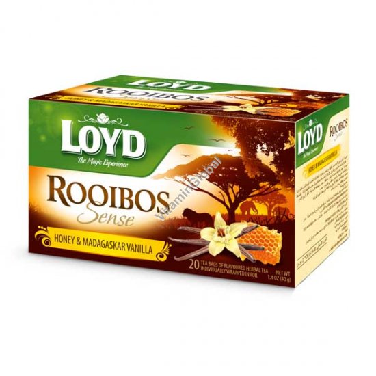 תה רויבוש בטעם דבש ווניל 20 שק\' - לויד