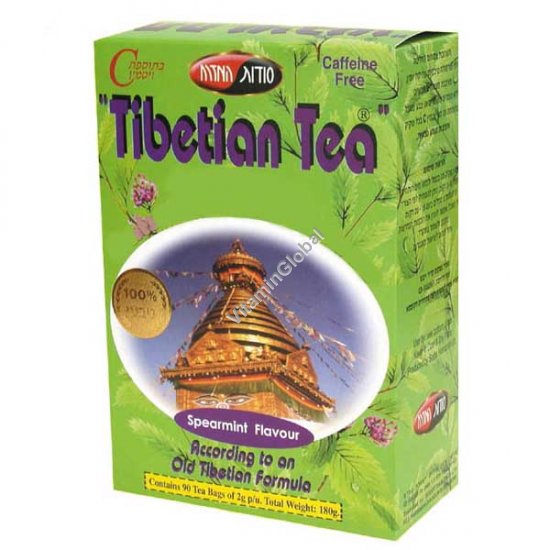 תה טיבטי בטעם נענע 90 שקיות - סודות המזרח